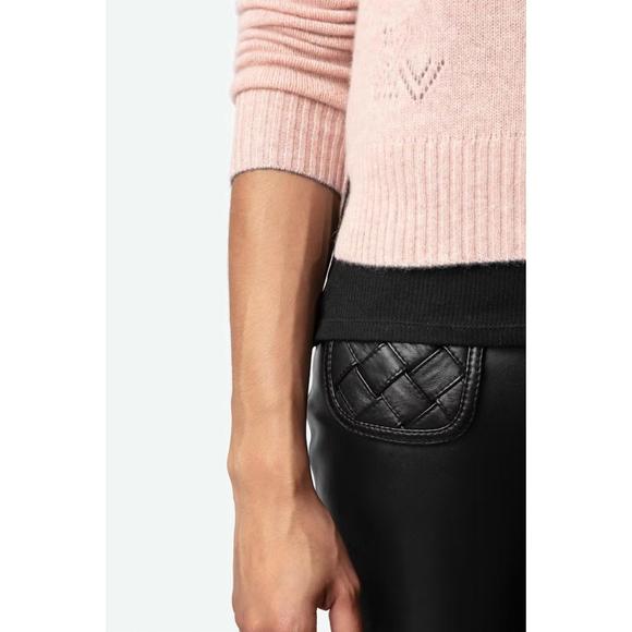 NEW ZADIG & VOLTAIRE sourcy ws sweater in sweet - Picture 3 of 4